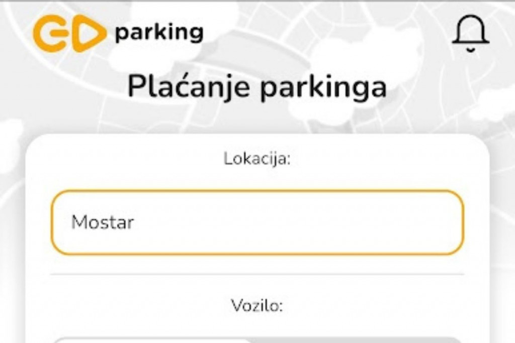 parking aplikacija